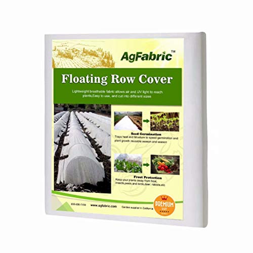 Agfabric Plant Covers Freeze Protection Floating Row Covers 10'X100' 0.9Oz Plant Covers Freeze Sun Protection,Frost Cloth For Ve