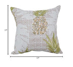 Blazing Needles Square Polyester Jacquard Throw Pillows, 17", Zeena Blush 2 Count