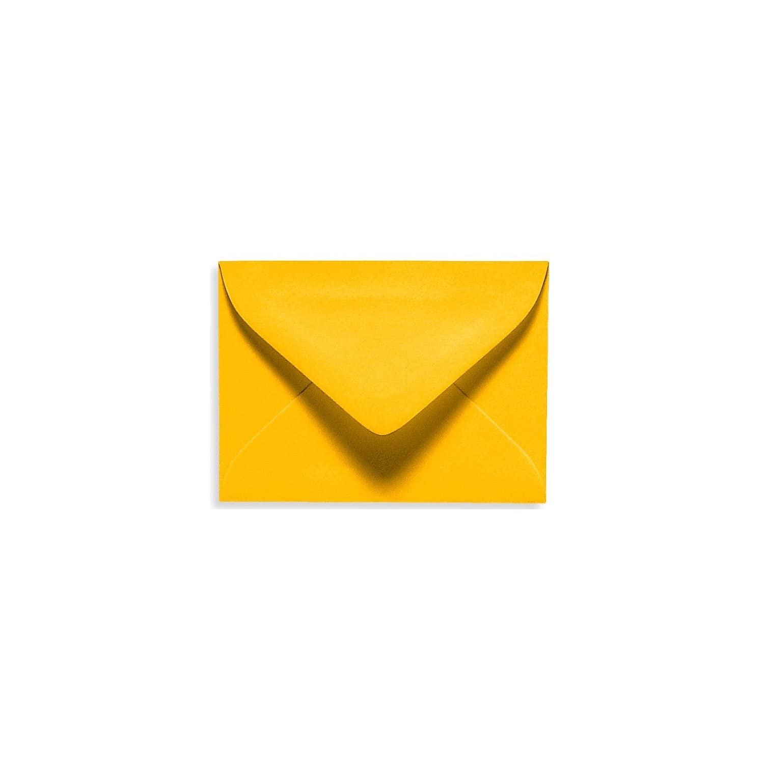 Luxpaper #17 Mini Envelopes | 2 11/16' X 3 11/16' | Sunflower Yellow | 80Lb. Text | 50 Qty