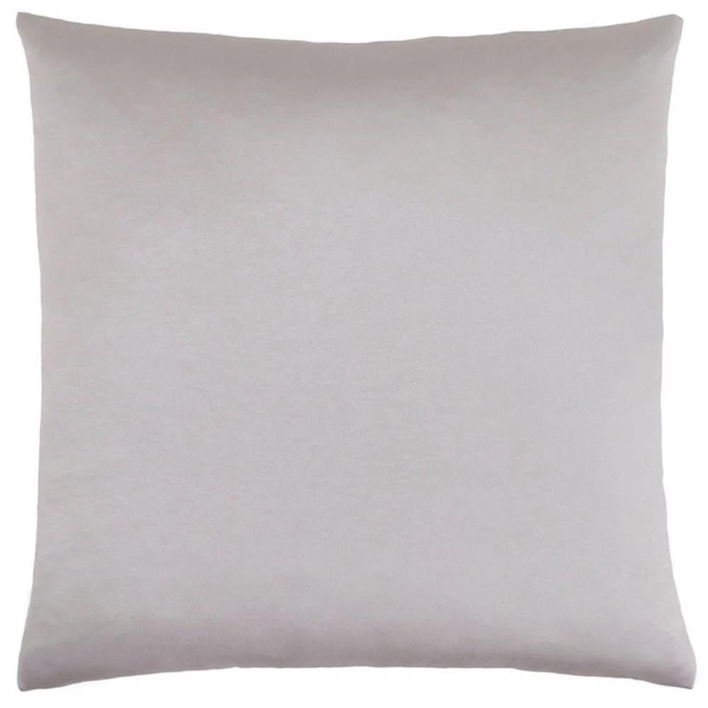 Monarch Specialties 9336, 18 X 18 Square, Insert Included, Decorative Throw, Accent, Sofa, Couch, Bedroom, Polyester, Hypoallergenic, Grey, Modern Pillow 18'X 18' Silver Satin 1Pc