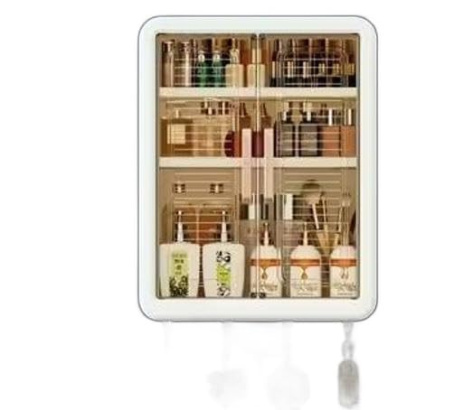Cabinet For Bathroom Organizers And Storage Organizers,Make Up Organize,Bathroom Shelf,With Magnetic Door,Wall Mount|AuraP1014