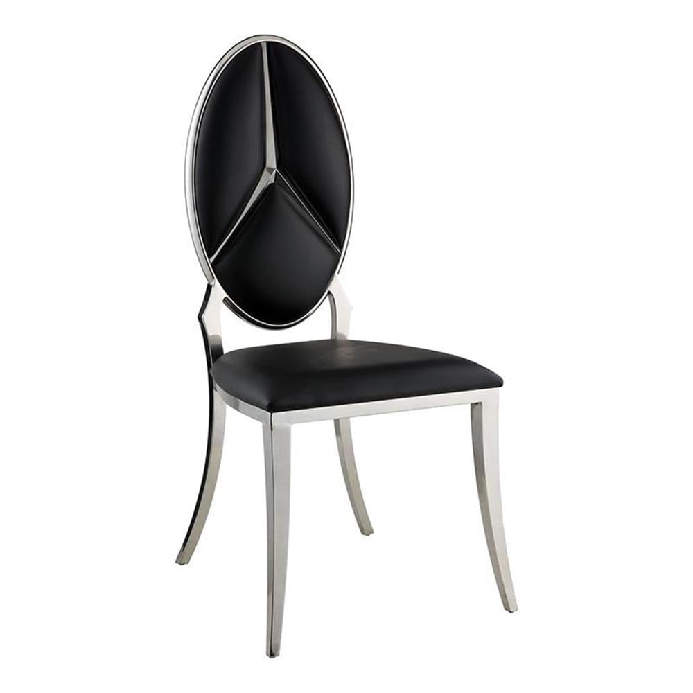 Acme Cyrene Side Chair (Set-2) in Black