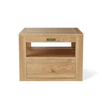 Anderson Teak Teak Copacabana Side Table Outdoor Modern Storage Teak Wood