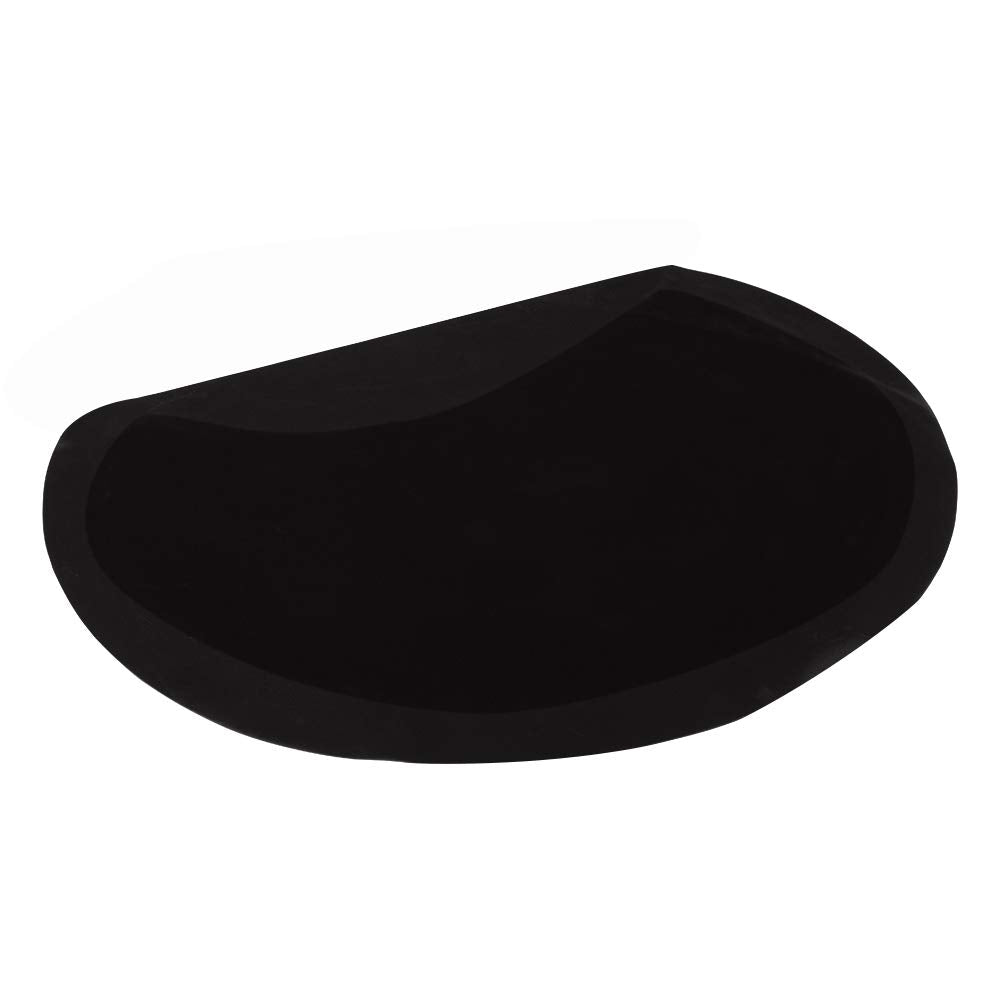 OmySalon 3'x2' Salon Floor Mat for Hair Stylist Anti Fatigue, Barber Standing Mats with Round Cut Out for Hair Styling Chair, Ba