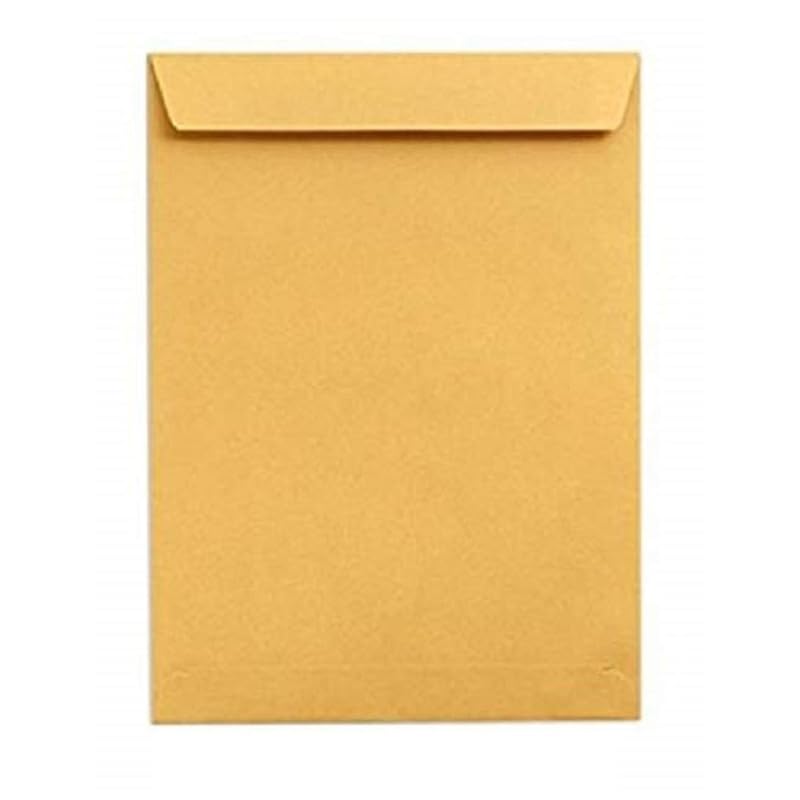 True-Ally Laminated Yellow Paper A4 Size Envelope, Poly Laminated Insi ...