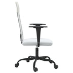 vidaXL Modern Office Chair with Breathable Mesh Fabric, Faux Leather and Adjustable Height - Functional and Stylish Seating Solution
