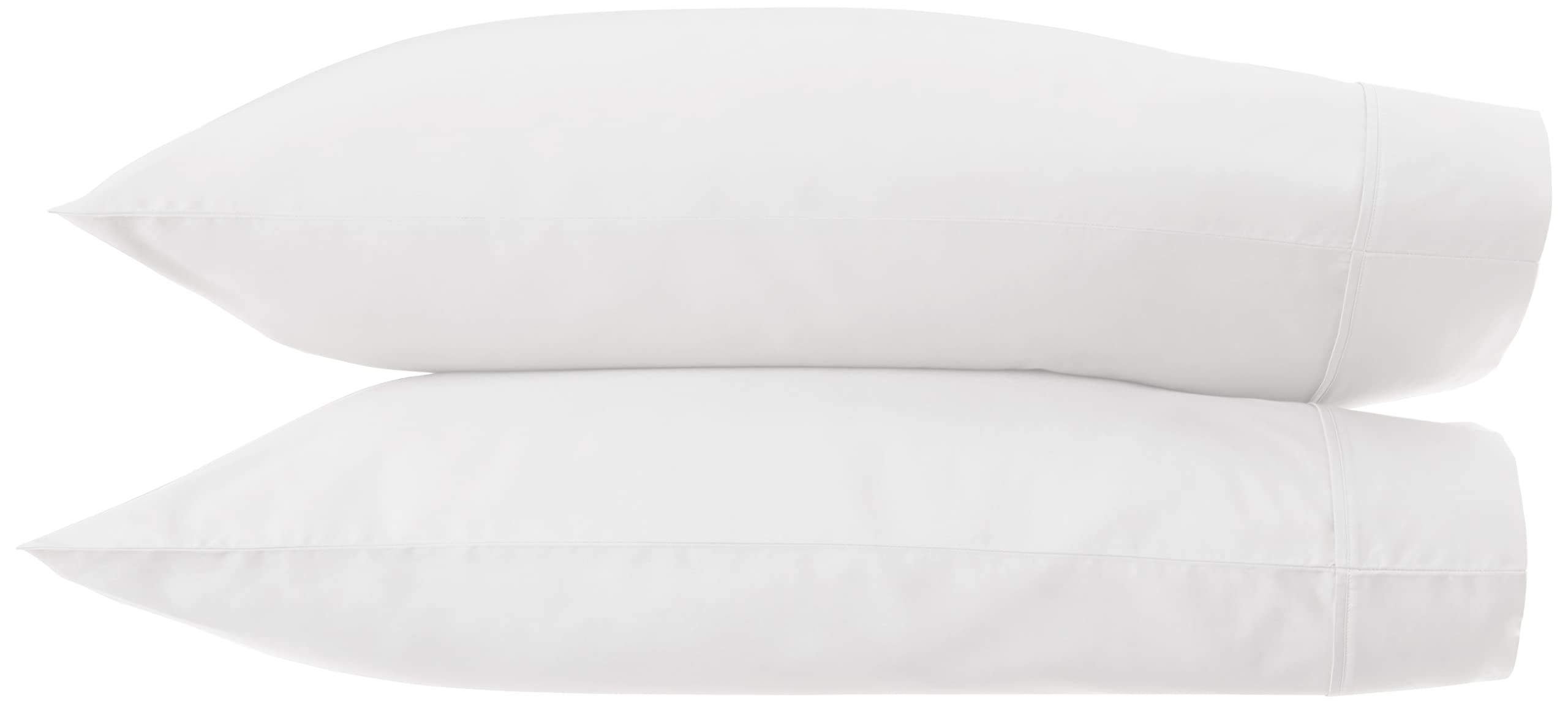 Amazon Aware 100% Organic Cotton 300 Thread Count Pillowcase, Standard Set, King, White, 2 Pack, 40' X 20'