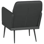 Bussandri Exclusive - Armchair 61x78x80cm artificial leather black