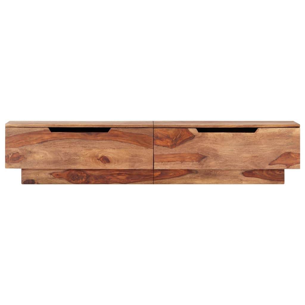 Vidaxl Tv Cabinet 57.1''X11.8''X11.8'' Solid Sheesham Wood