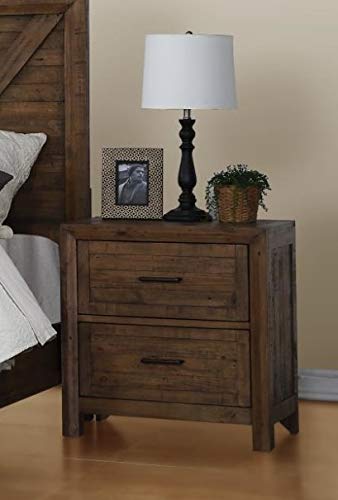 Wallace & Bay Mullen Nightstand, Coffee Brown