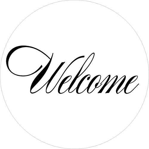 80-2    White Welcome Stickers, Wedding Welcome Stickers, Wedding Favor Bag Sticker Labels