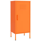 vidaXL Storage Cabinet Orange 16.7"x13.8"x40" Steel