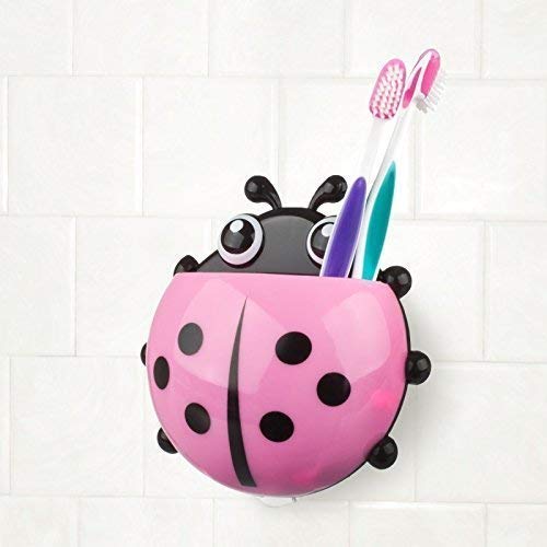Cyrox Wall Mounted Plastic Insect Shape Toothbrush and Toothpaste Holder | Toothpaste Holder for Bathroom Stand Organizer Rack f