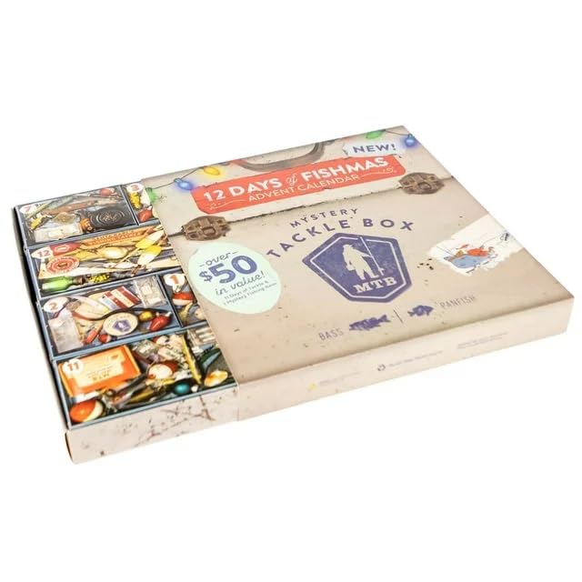 Catch Co Mystery Tackle Box 12 Days Of Fishmas Holiday Fishing Lures Advent Calendar 2023 Freshwater