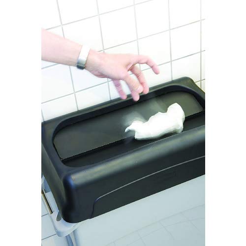 Rubbermaid Commercial Products Slim Jim Trash Can Swing Lid, Beige, Plastic, Compatible With 23 Gallon Slim Jim Containers/Garba
