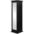 Coaster Furniture Coaster Casual Black Accent Cabinet with Storage Shelves Cork Board and Mirror 910083