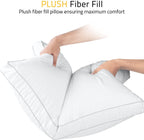 Utopia Bedding Bed Pillows For Sleeping King Size (White), Set Of 2, Cooling Hotel Quality, Gusseted Pillow For Back, Stomach Or