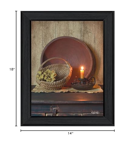 The Red Bowl 1 Black Framed Print Wall Art