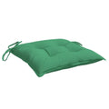 Vidaxl Chair Cushion 2 Pcs, Non Slip Outdoor Chair Cushion For Patio Furniture, Water Repellent Outdoor Seat Cushion, Green Oxfo