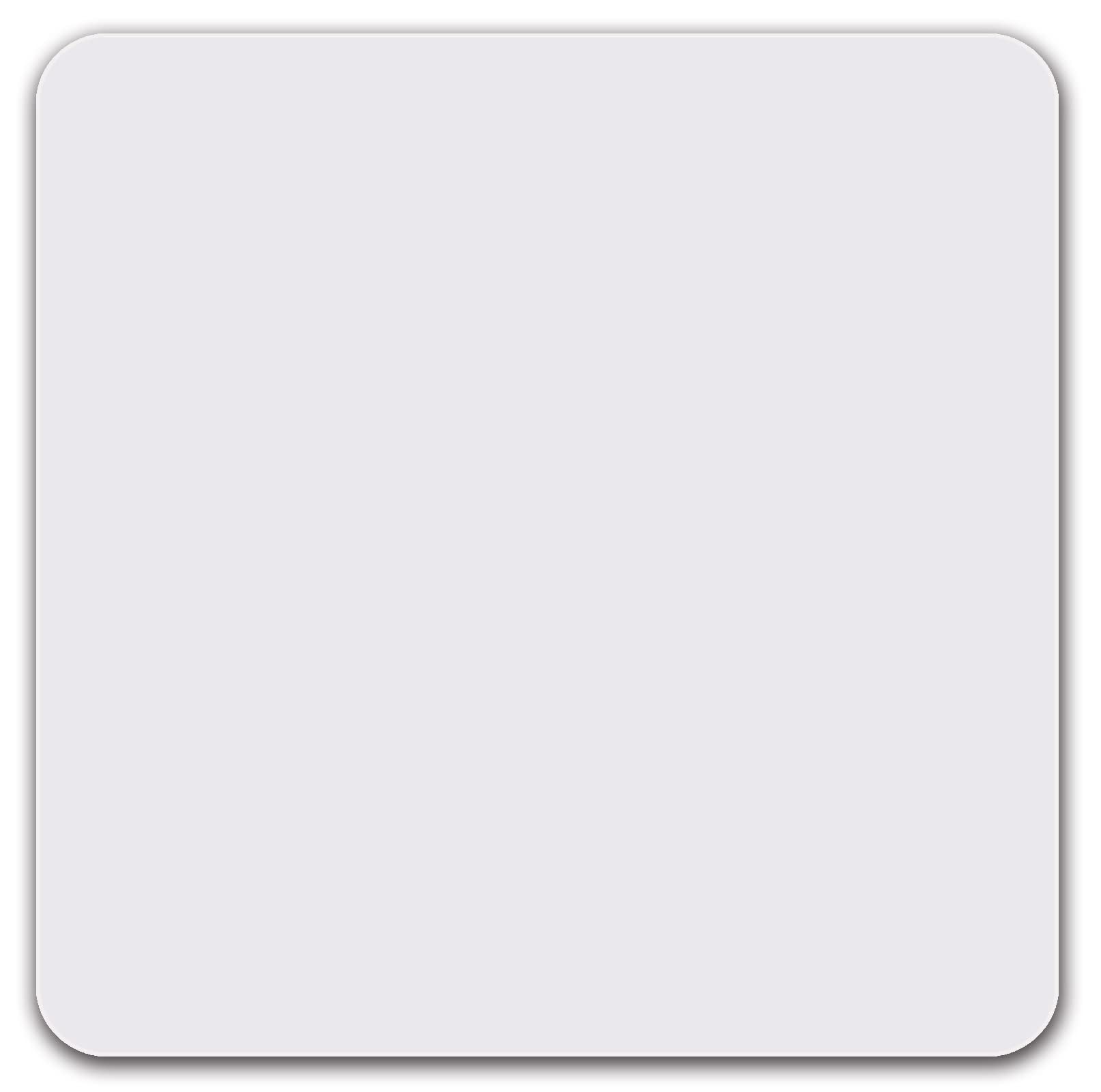Premium Square Waterproof Mouse Pad - Non-Slip Rubber Base, 9X9 Inches (Grey)
