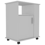 Kitchen Cart Newark, Three Side Shelves - White