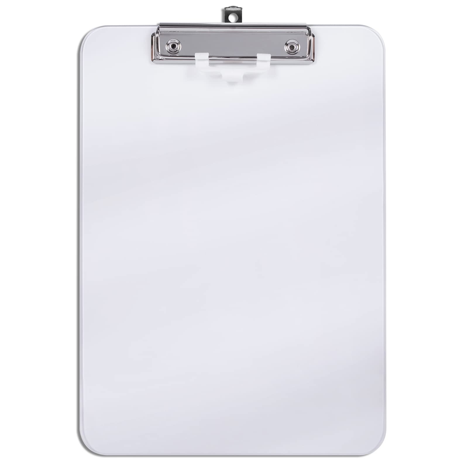 Hongri Plastic 8.5 X11 Clipboards, Clear A4 Clipboard Letter Size For Nurses, Students, Teacher, Office And School, Clip Board W