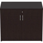 Lorell, LLR18226, Essentials Laminate 2-Door Storage Cabinet, 1 Each