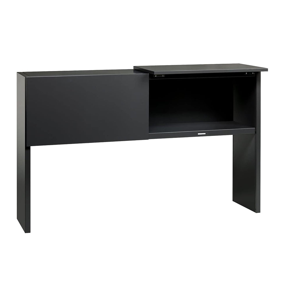 Lorell Charcoal Steel Desk Series Stack-On Hutch