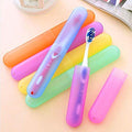 Rich Bells Travel Bathroom Toothbrush Holder Travel Kit Plastic Toothbrush Tube Cover Case(1PC)