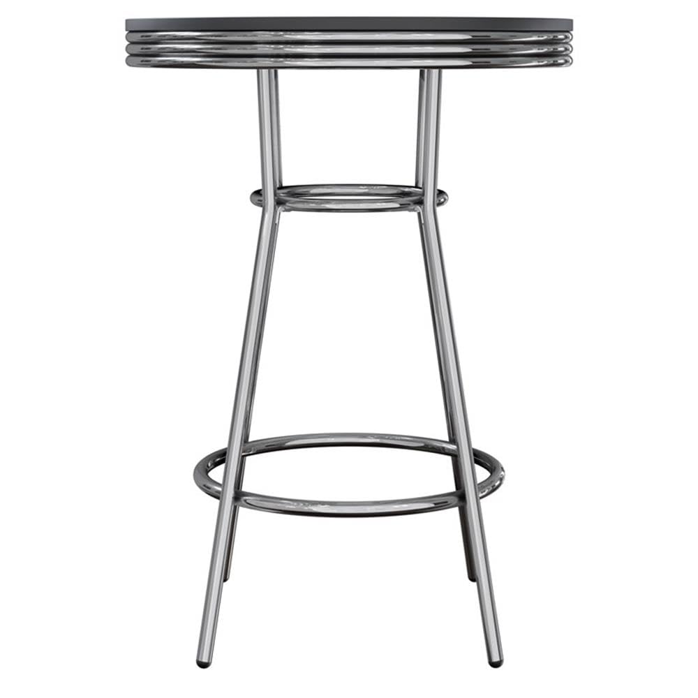 Winsome Wood Summit Dining, Black, Pub Table