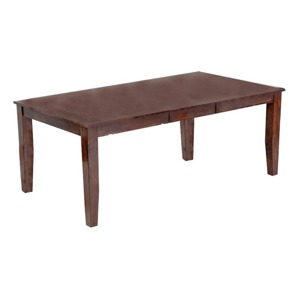 Intercon Kona 78&quot; Butterfly 4 Legs, Raisin Standard Dining Tables