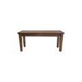 Best Master Transitional Solid Wood Dining Room Bench In Antique Natural Oak