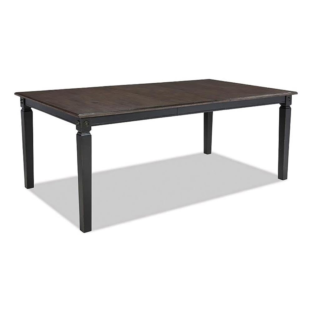 Intercon Glennwood 60-78&quot; Wide, Rubbed Black & Charcoal Dining Tables