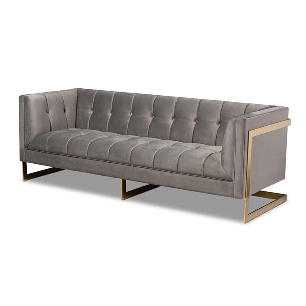 Baxton Studio Ambra Sofa - Thumbnail 4