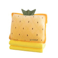 Rikyo 15 Stuffed Fruit Travel Blanket and Pillow Set,3 in 1 Plush Stuffed Hugging Pillow with Warming Hands Pillow Blanket for K