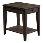 Intercon Kauai 18" Wide Chairside Table with 4 Legs, Brushed Mango Wood Furniture