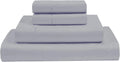 Mygiza Sheets,100% Giza Egyptian Cotton Sheets-King Size Giza Cotton Sheets Set To Fit Upto 18 Inches Deep Mattress (4 Pcs) Light Grey Solid