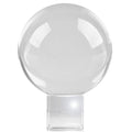 Amlong Crystal Meditation K9 Crystal Ball 3.25 inch (80mm) Diameter for Photography, Lensball, Decorative Ball with Free Crystal