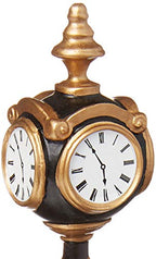 Department 56 Accessories For Villages Uptown Clock Accessory Figurine, 5.55 Inch