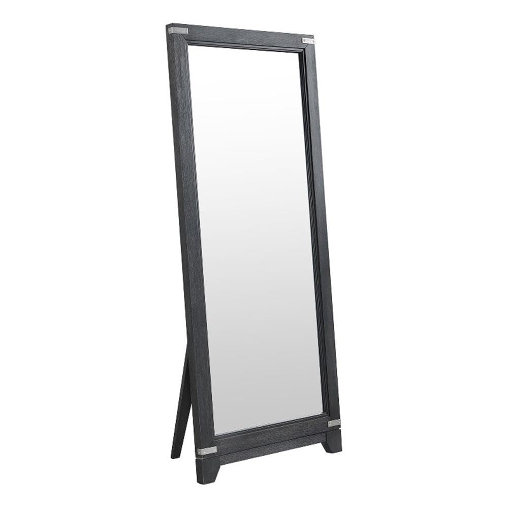 Intercon Laguna 30&quot; Wide Bedroom Floor Mirror, Weathered Steel