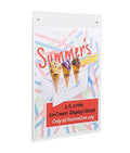 Source One 8 1/2 X 14 Clear Wall Mount Sign Holder Notice Holder - Legal Size (1 Pack)
