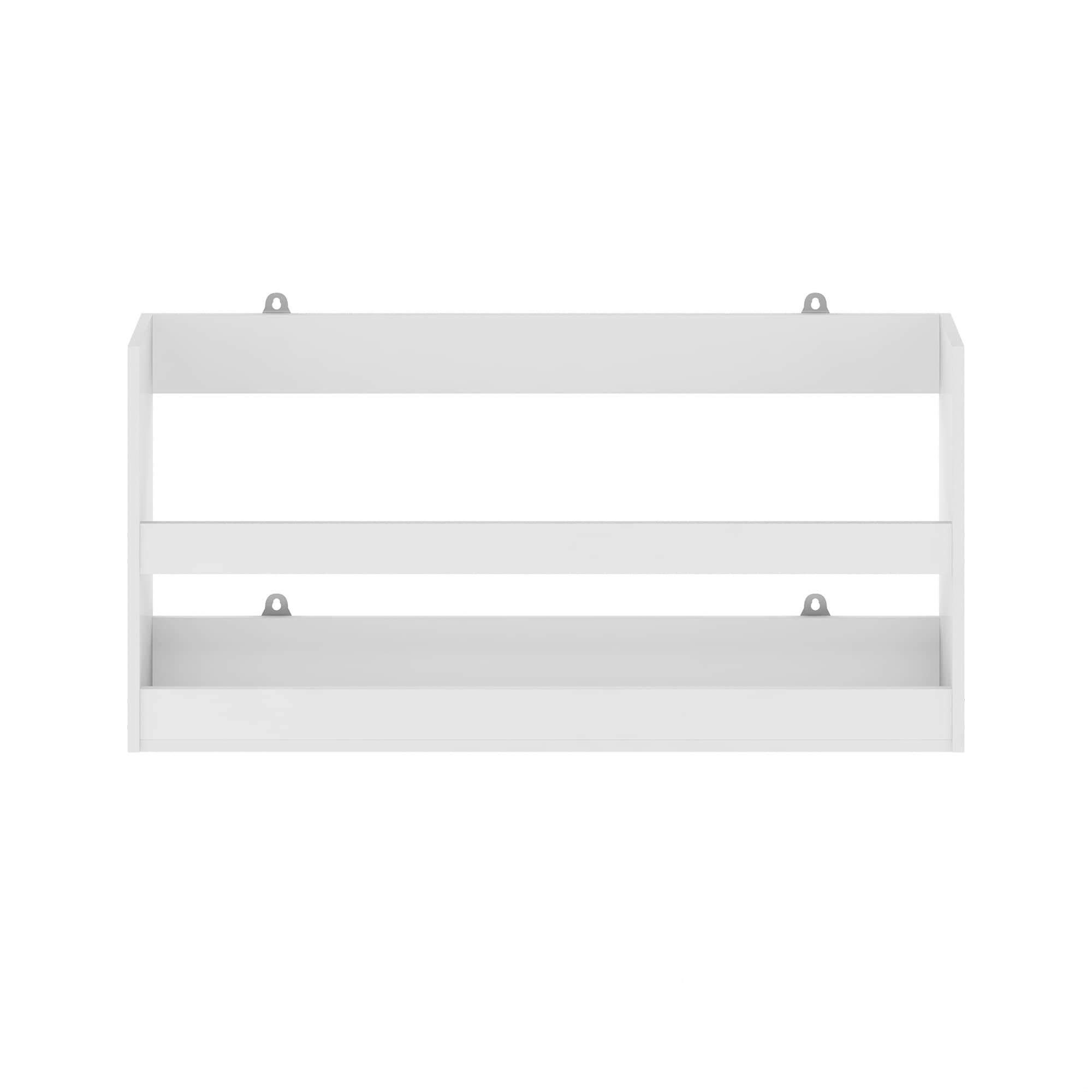 Furinno Hermite Multipurpose Wall Mounting Storage Shelf, White