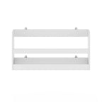 Furinno Hermite Multipurpose Wall Mounting Storage Shelf, White