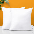 OTOSTAR Pack of 2 Outdoor Waterproof Pillow Inserts 16 x 16 Inches Premium Water Resistant Decorative Throw Pillow Inserts Squar
