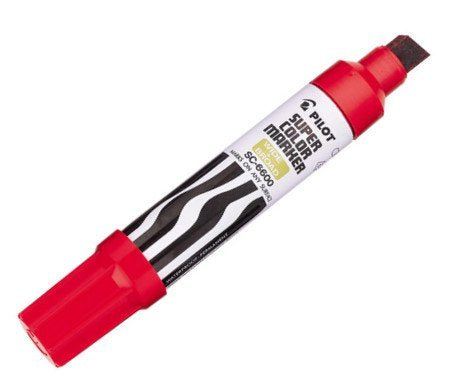 Pilot Pen 43300 Jumbo Permanent Marker - Red (Sc6600-Red)