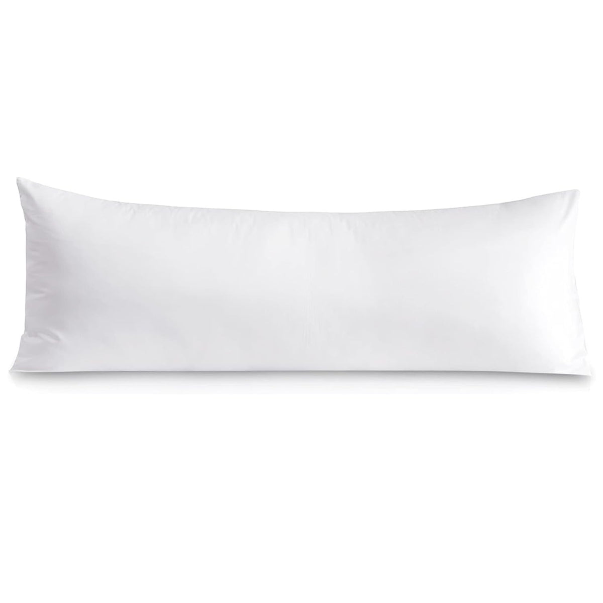 Body Pillow Cover 20X60 Body Pillow Case 100% Soft Egyptian Cotton Hotel Quality 1-Pieces White Body Pillow Cover Premium 600 Th