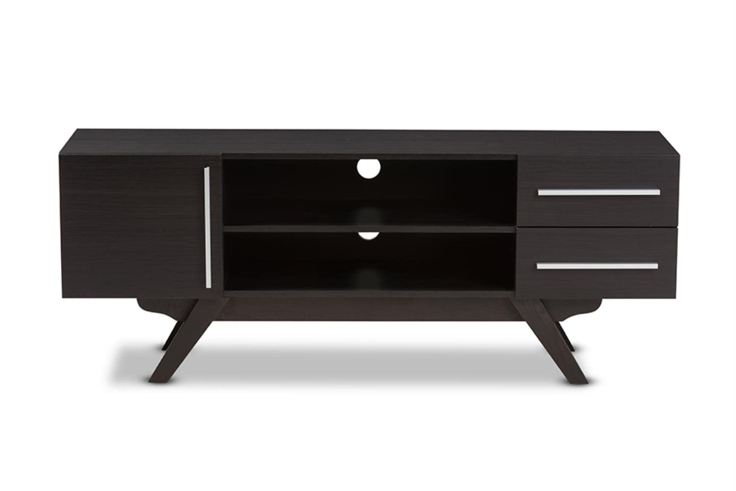 TV Stand in Dark Brown Finished