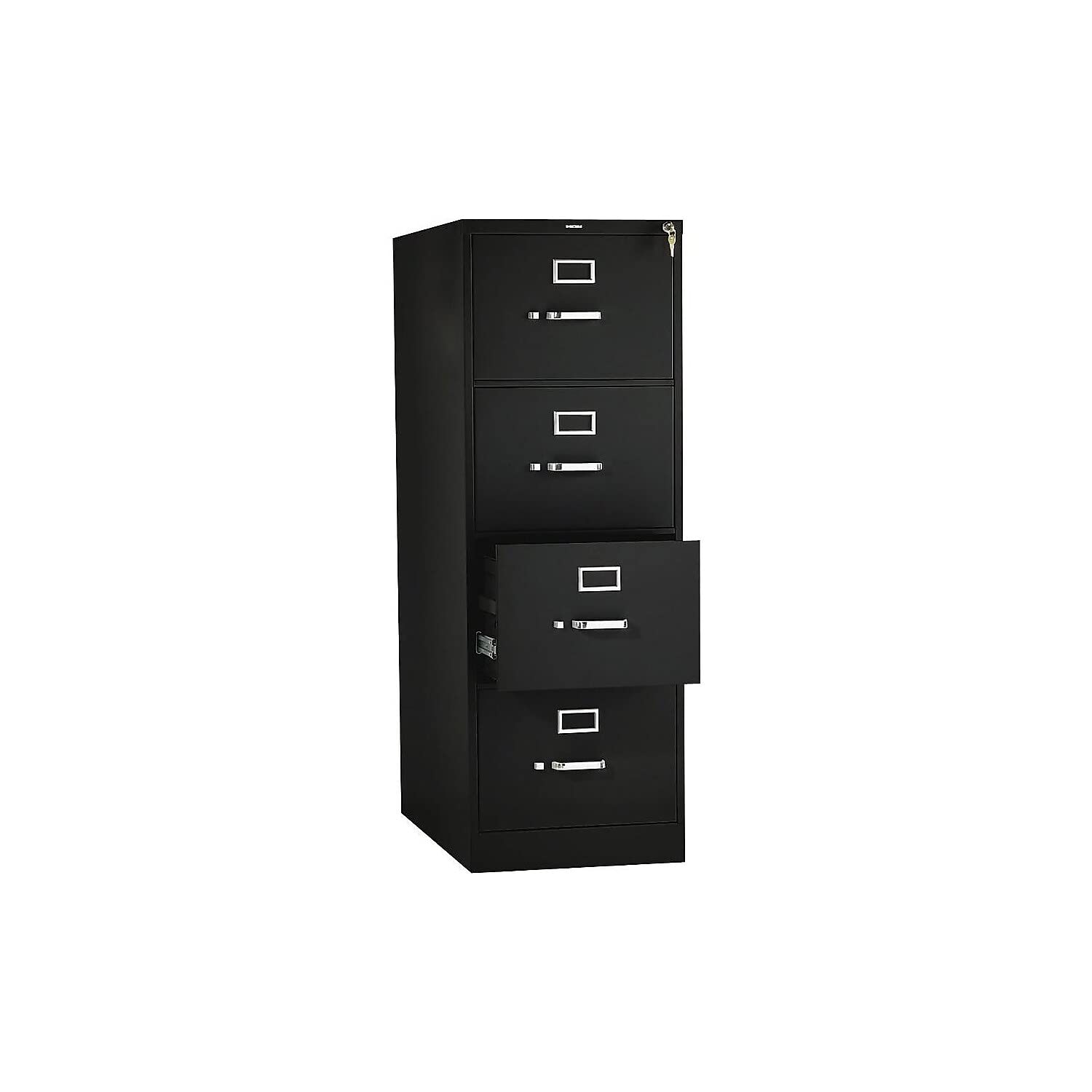 Hon 310-Series 4-Drawer Legal File, Black