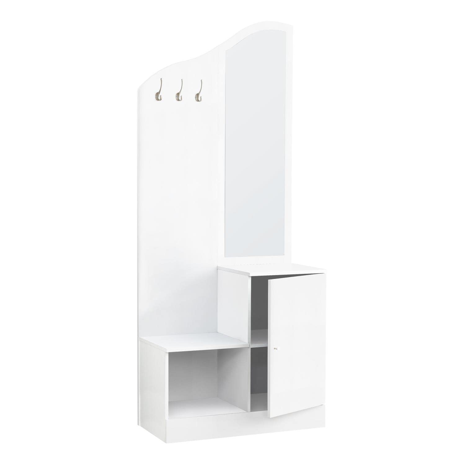 Monarch Specialties HALL TREE One Size WHITE