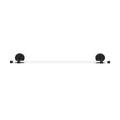 Swiss Madison Verre Acrylic Towel Bar in Matte Black
